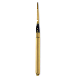 Escoda Reserva Kolinsky-Tajmyr Sable Brush - Pocket Round, Short Handle, Size 8 (full length)