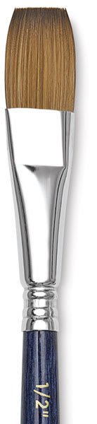 Escoda Optimo Kolinsky Sable Watercolor Brushes - Closeup of Bright Brush
