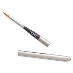 Escoda Barroco Toray Gold Synthetic Travel Brush - Round, Size 6, handle separated from the brush