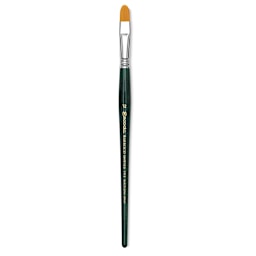Escoda Barroco Toray Gold Synthetic Brush - Bright, Short Handle, Size 12