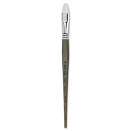 Escoda Perla Toray White Synthetic Brush - Bright, Short Handle, Size 16
