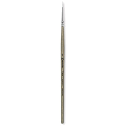 Escoda Perla Toray White Synthetic Brush - Round, Short Handle, Size 0