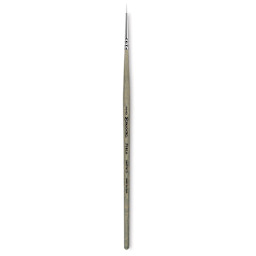 Escoda Perla Toray White Synthetic Brush - Round, Short Handle, Size 2/0