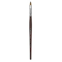 Escoda Prado Tame Synthetic Brush - Filbert, Short Handle, Size 8