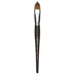 Escoda Prado Tame Synthetic Brush - Filbert, Short Handle, Size 20