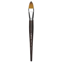 Escoda Prado Tame Synthetic Brush - Filbert, Short Handle, Size 24