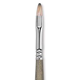 Escoda Tadami Synthetic Mongoose Brush - Bright, Short Handle, Size 8