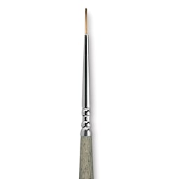 Escoda Tadami Synthetic Mongoose Brush - Round, Short Handle, Size 2/0 close up