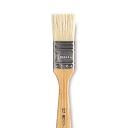 Escoda Clasico Chungking White Bristle Brush - Mottler, Size 12