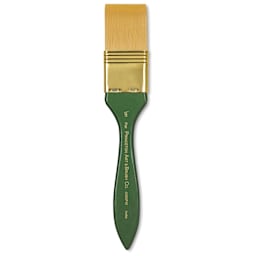 Princeton Good Synthetic Golden Taklon Brush - Flat Wash, Short Handle