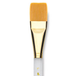 Princeton Good Synthetic Golden Taklon Brush - Wash, Short Handle, Size 1"