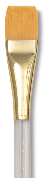 Princeton Good Synthetic Golden Taklon Brush - Wash, Short Handle, Size 3/4"