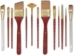 Princeton Heritage Series 4050 Synthetic Sable Brushes and Sets