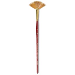 Princeton Heritage Sable Brush - Fan, Short Handle, Size 4