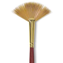 Princeton Heritage Sable Brush - Fan, Short Handle, Size 4