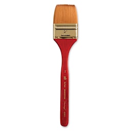 Princeton Heritage Sable Brush - Flat Wash, Short Handle, Size 2"