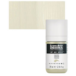 Liquitex Soft Body Artist Acrylic - Parchment, 59 ml bottle and swatch