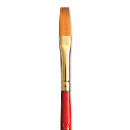 Princeton Heritage Sable Brush - One-Stroke, Short Handle, Size 1/4" close up