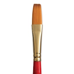 Princeton Heritage Sable Brush - One-Stroke, Short Handle, Size 1/2" close up