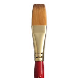 Princeton Heritage Sable Brush - One-Stroke, Short Handle, Size 3/4" close up