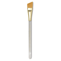Princeton Good Synthetic Golden Taklon Brush - Angle Wash, Short Handle, Size 3/4"