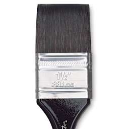 Silver Brush Black Velvet Brush - Wash, Size 1-1/2" close up