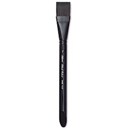 Silver Brush Black Velvet Brush - Square Wash, Size 1"