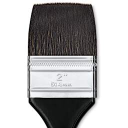 Silver Brush Black Velvet Brush - Wash, Size 2" close up