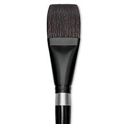 Silver Brush Black Velvet Brush - Square Wash, Size 1-1/2" close up