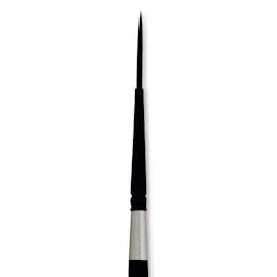 Silver Brush Black Velvet Brush - Script, Size 1 close up