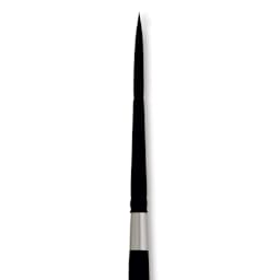 Silver Brush Black Velvet Brush - Script, Size 6 close up