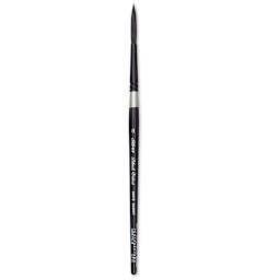Silver Brush Black Velvet Brush - Script, Size 8