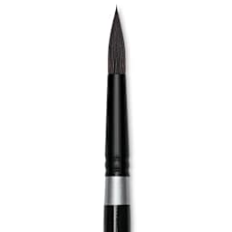 Silver Brush Black Velvet Brush - Round, Size 14 close up