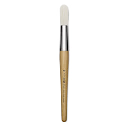 Blick Mega White Synthetic Brush - Mega Round, Short Handle, Size 40