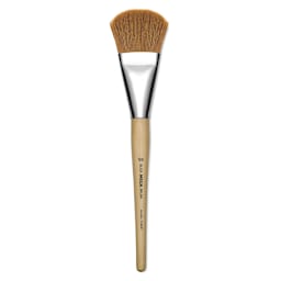 Blick Mega Golden Taklon Brush - Mega Filbert, Short Handle, Size 50