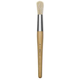 Blick Mega Natural Bristle Brush - Mega Round, Short Handle, Size 40