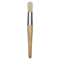 Blick Mega Natural Bristle Brush - Mega Round, Short Handle, Size 50