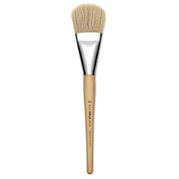 Blick Mega Natural Bristle Brush - Mega Filbert, Short Handle, Size 50