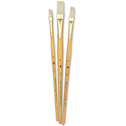 Princeton Real Value Brush Set - 9104, Bristle, Short Handle, Set of 3