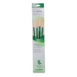 Princeton Real Value Brush Set - 9118, Bristle, Long Handle, Set of 4 front of package