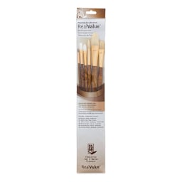 Princeton Real Value Brush Set - 9148, Combo, Long Handle, Set of 6 close up