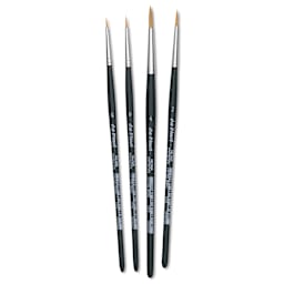 Da Vinci Nova Synthetic Brushes - Set 5235, Round, Short Handle, Set of 4