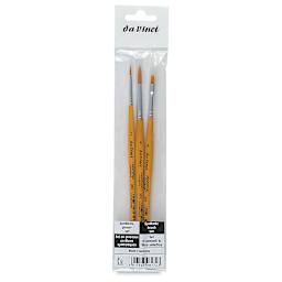 Da Vinci Artist Brush Set - Universal, Set of 3 (in package)