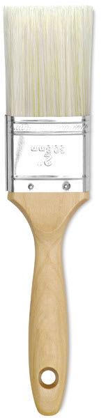 Linzer Bristle/Polyester Gesso Brushes - 2" Gesso Brush shown upright