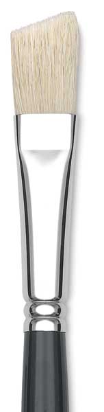 SNAP! Series 9700 Natural Bristle Brushes - Closeup of Angle brush shown