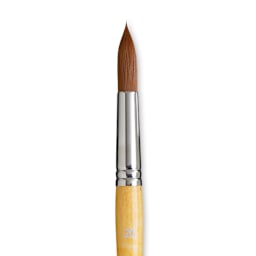 Princeton Snap! Golden Taklon Brush - Round, Short Handle, Size 20