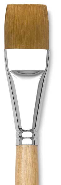 Princeton Snap! Golden Taklon Brush - Wash, Short Handle, Size 1 (Close-up)