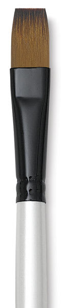 Simply Simmons Synthetic Bristle Brushes - Closeup of tip of Bright brush