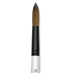 Simply Simmons Natural Synthetic Mix Brush - Round, Size 26 (close-up)