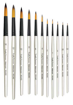 Simply Simmons Synthetic Mix Watercolor Brushes